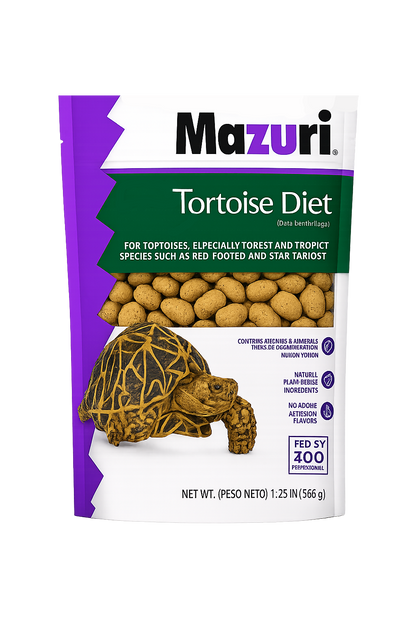 Mazuri - mangime completo tartarughe di terra, rettili, alimentazione bilanciata