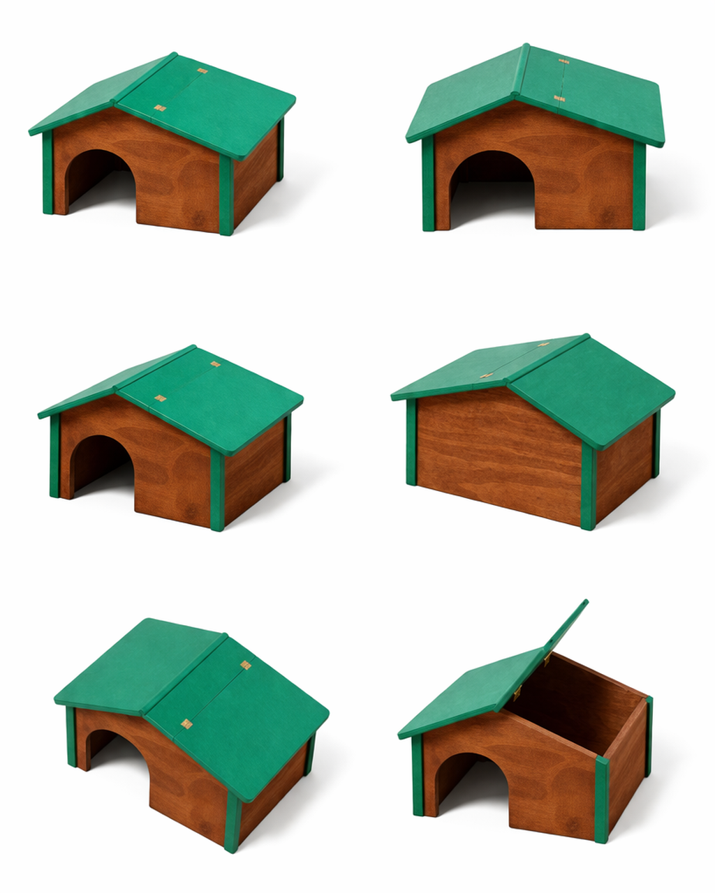 Casetta in Legno con tetto ispezionabile