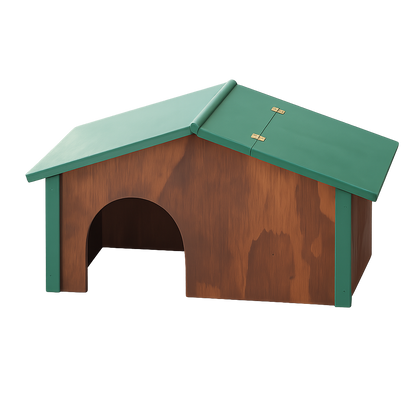 Casetta in legno ispezionabile