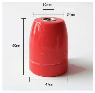 Porta-lampada Ceramica E27