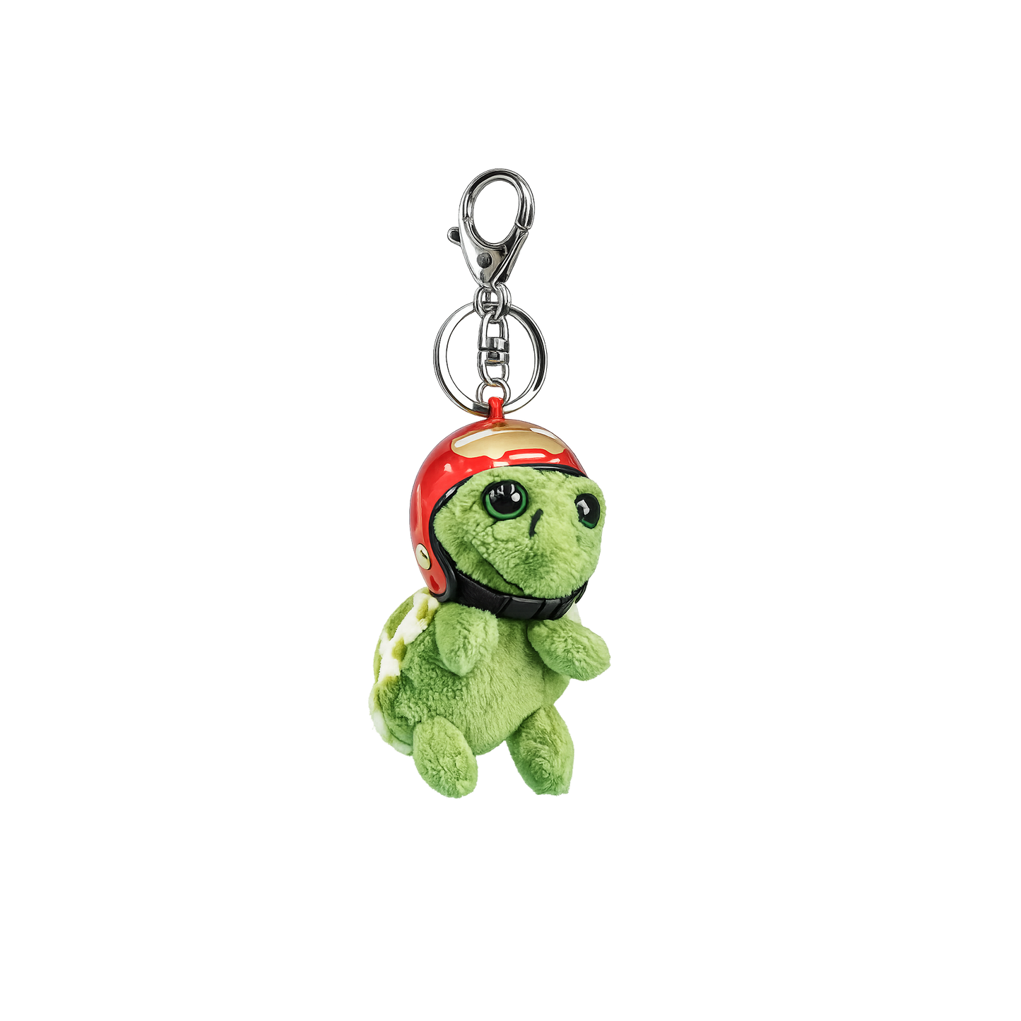 Portachiavi peluche “tartaruga con casco”